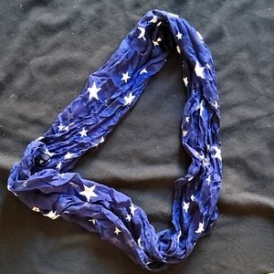 Blue star scarf